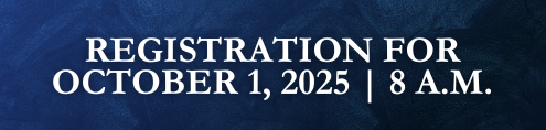 Registration for October 1, 2025 at 8 a.m.