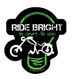 www.RideSmartFlorida.com - Ride Bright: Be Smart - Be Seen - Funded by FDOT